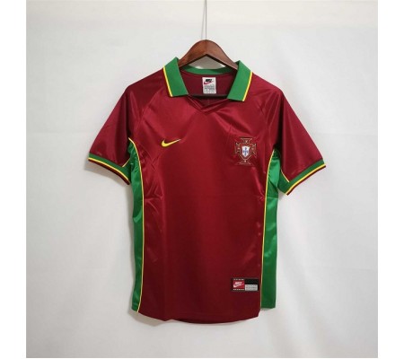 Portugal 1998 Home Red Soccer Jersey